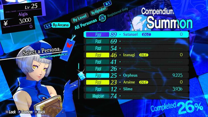 P3R Episode Aigis - Velvet Bookmark Compendium