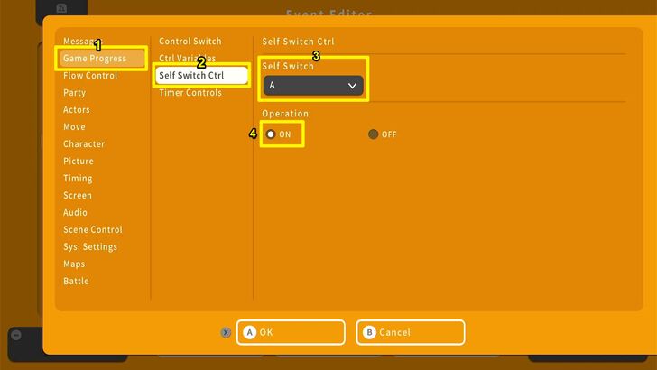 Self Switch - RPG MAKER WITH