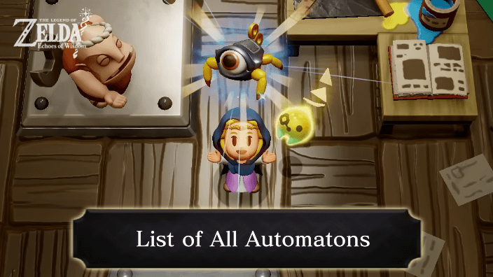 Zelda Echoes of Wisdom List of All Automatons