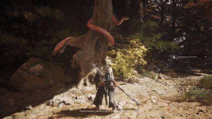 Black Myth Wukong - Snake Wrapped Around a Tree