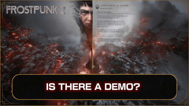 Frostpunk 2 Is There a Demo
