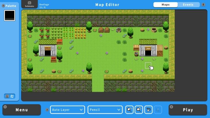 RPG MAKER WITH Villages Towns