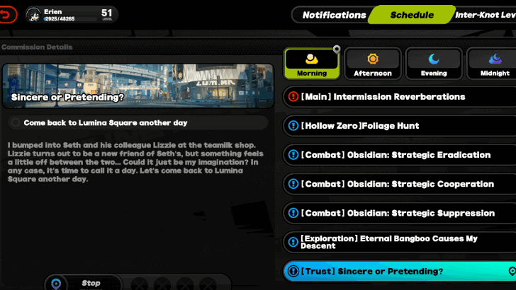 Come back to Lumina Square Another Day