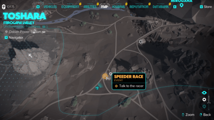 Star Wars Outlaws Speeder Race Mirogana Valley 2 Map