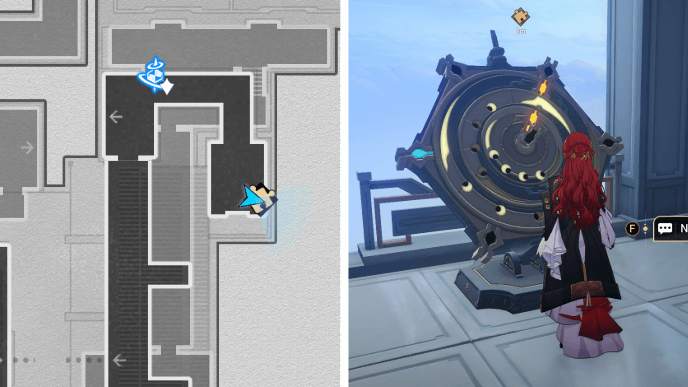 Honkai Star Rail - Skysplitter Navigation Compass Puzzle 2 - Step 1