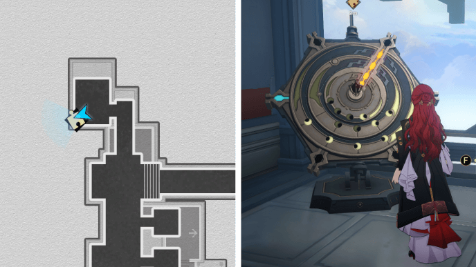 Honkai Star Rail - Skysplitter Navigation Compass Puzzle 1 - Step 1