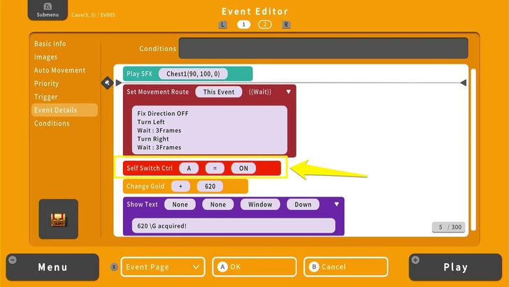 Self Switches - RPG MAKER WITH
