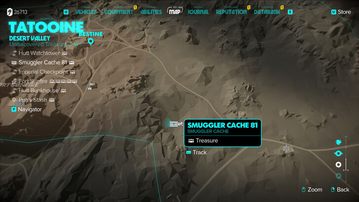 Star Wars Outlaws Smuggler Cache 81 Map