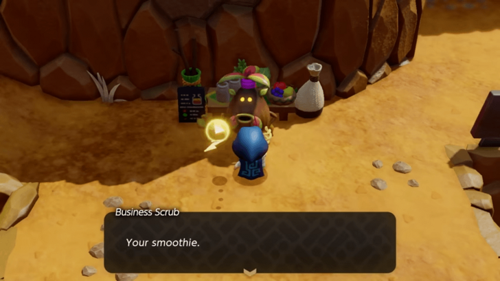 Business Scrub selling Smoothies