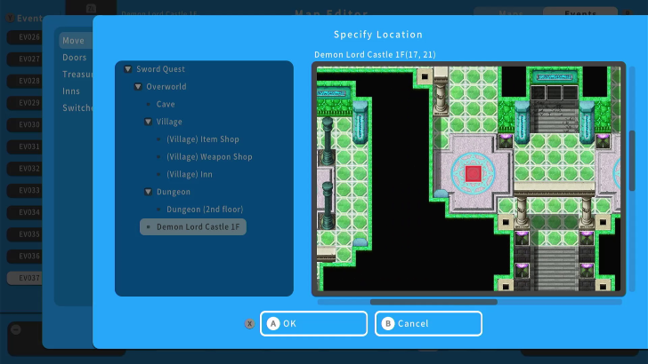 RPG MAKER WITH Transfer Event