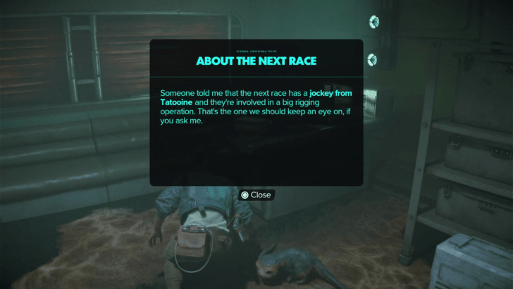 Canto Fathier Racing - Read Fixed Race Datapads