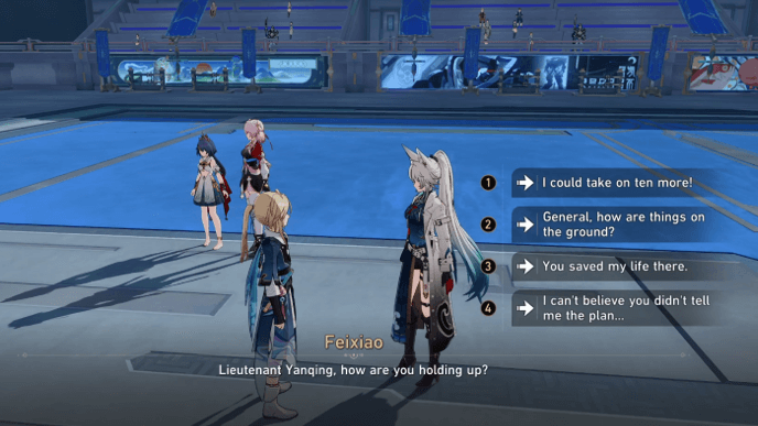 Honkai Star Rail - Discuss the current situation with your companions