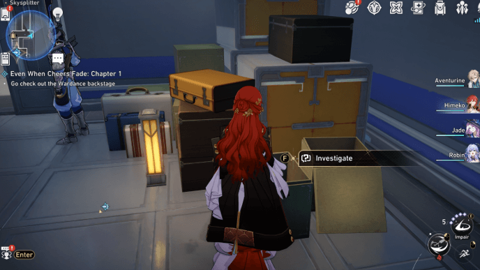 Honkai Star Rail - How to Get Dragon in Stealth - Investigate the Cardboard Box