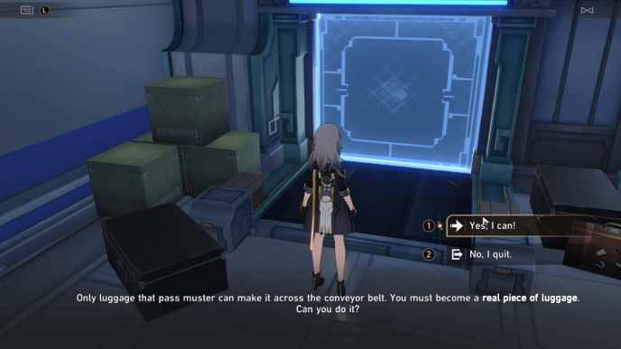 Honkai Star Rail - How to Get Dragon in Stealth - Take Box to Conveyor Belt