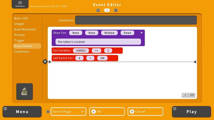 Events List - RPG MAKER WITH