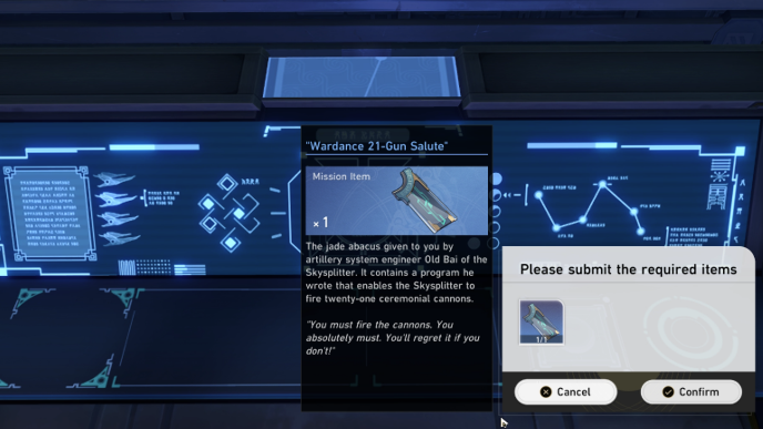 Honkai Star Rail - How to Get Wardance 21-Gun Salute Achievement - Approach the Operators and Submit the Jade Abacus