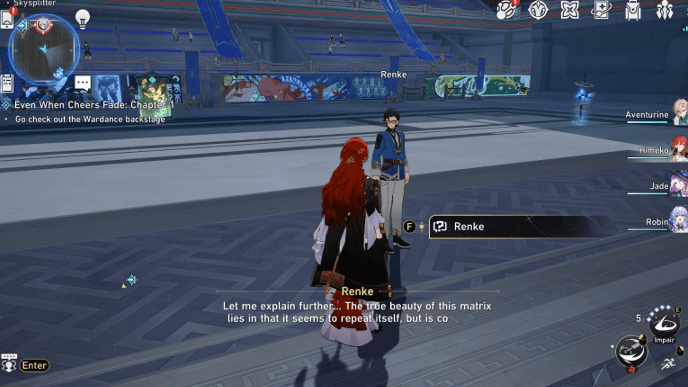 Honkai Star Rail - How to Get Wardance 21-Gun Salute Achievement - Talk With Renke at Skysplitter Stage