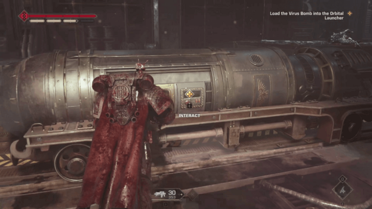 Interact with Orbital Launcher