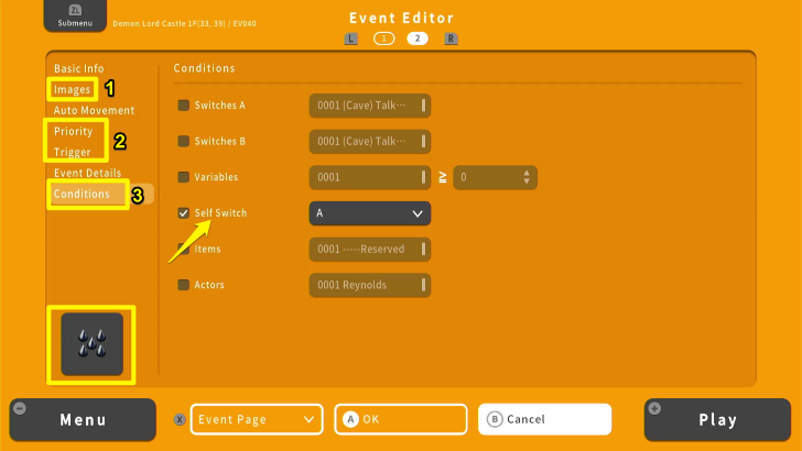 RPG MAKER WITH Conditions