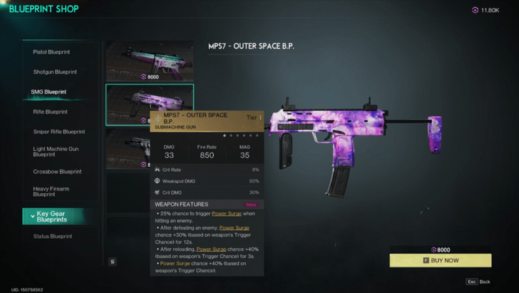 Once Human - MPS7 Outer Space Power Surge Build