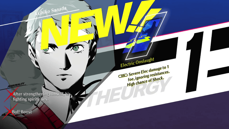 Persona 3 Reload Episode Aigis - Akihiko Upgrade Theurgy