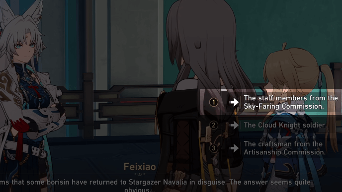 Honkai Star Rail - The Staff members from the Sky-Faring Commission