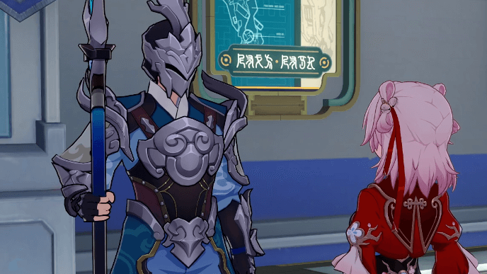 Honkai Star Rail - Talk to the Soldier on Duty
