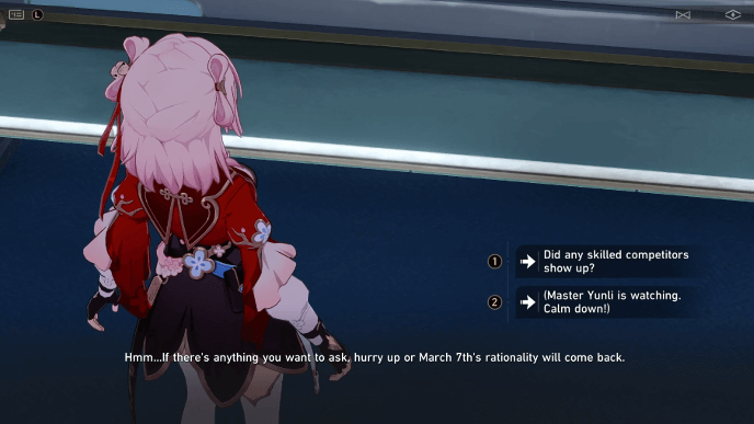 Honkai Star Rail - Talk to the Bench