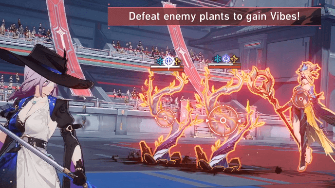 HSR - Fantastic Botany Knockout Match - Target the Enemy Plant Summons