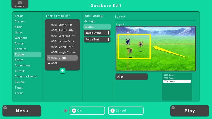 RPG MAKER WITH Enemy Troop