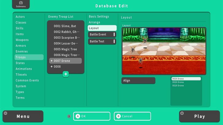RPG MAKER WITH Layout