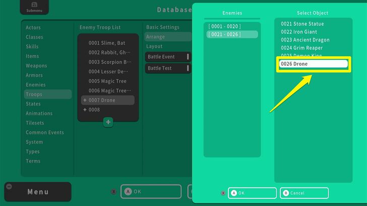 RPG MAKER WITH Choose Enemy