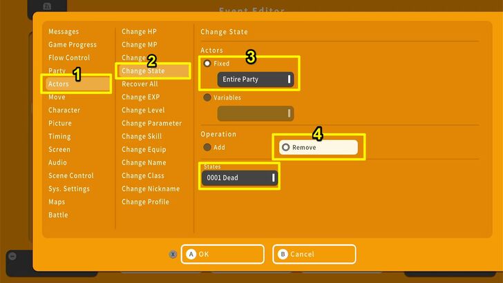 RPG MAKER WITH Event Details
