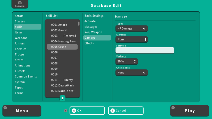 RPG MAKER WITH Damage Formula