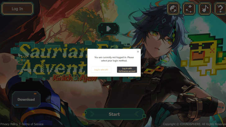 Genshin - Saurian Egg Adventures - Login to Start