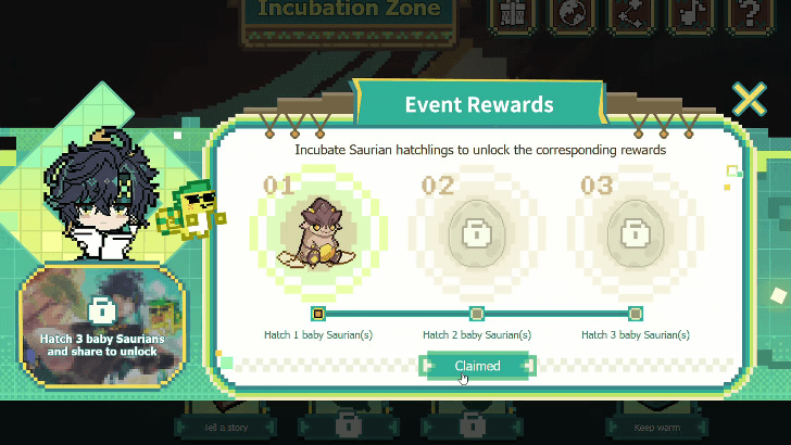 Genshin - Saurian Egg Adventures - Share to Get Rewards