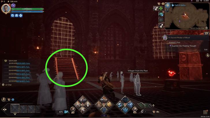 Go Up the Stairs South of the Chamber