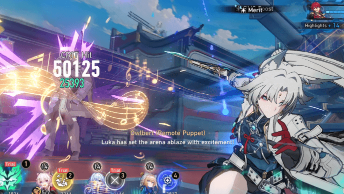 HSR - Luminary Wardance Svarog Faceoff Match - Perform Consecutive Actions to Increase DMG