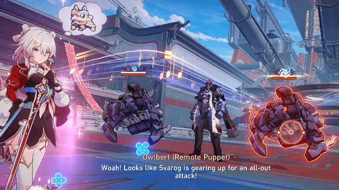 HSR - Luminary Wardance Svarog Faceoff Match - Take Down Boss Summons Quickly