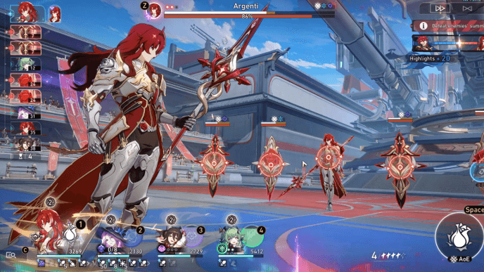 Honkai Star Rail - Argenti Dreamscape Training Guide - Continuously Use Ultimates