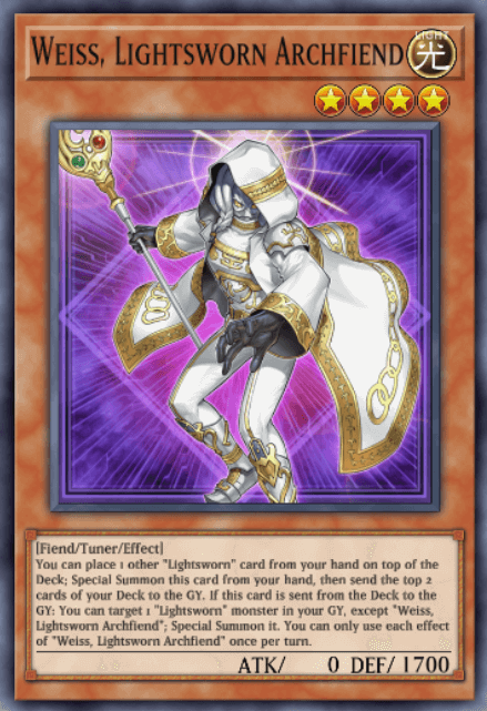 Weiss, Lightsworn Archfiend