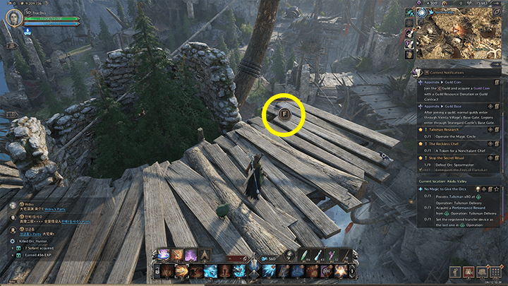 Throne and Liberty - Graffiti Left in the Akidu Valley