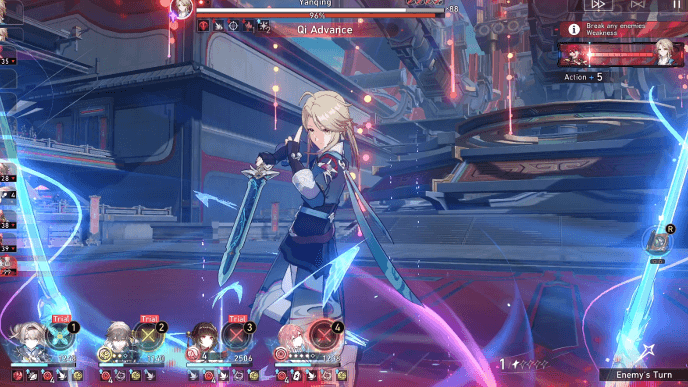 HSR - Luminary Wardance Yanqing Ringmaster Challenge - Reach the Last Phase of Yanqing