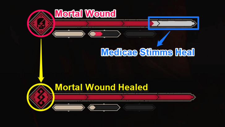 Warhammer 40k Space Marine 2 - Heal Mortal Wound With Medicae Stimms