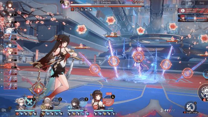 Honkai Star Rail - Yanqing Dreamscape Training Guide - Inflict Weakness Break on Yanqing