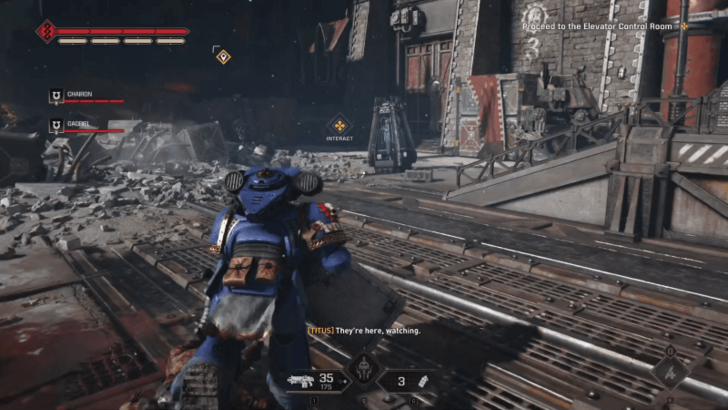 Warhammer 40k Space Marine 2 - Proceed to the Elevator Control Room