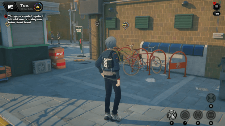 Bike on the Street Corner 2 - Location