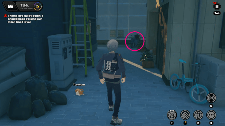 Bike on the Street Corner 5 - Location