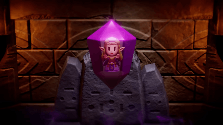 Zelda Encased In a Crystal