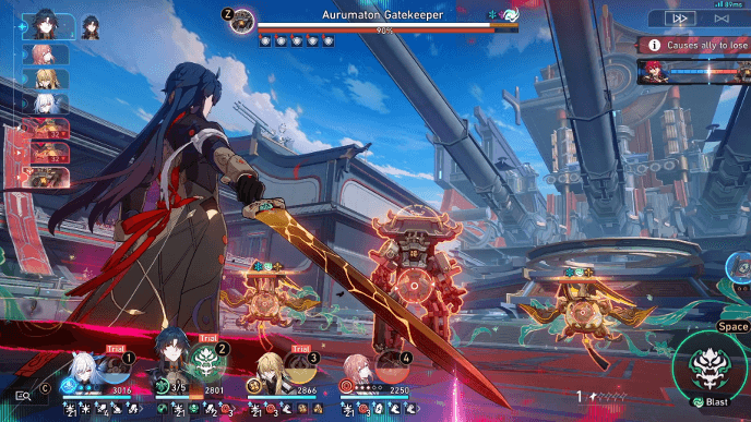 HSR - Samantha Special Invitational Match - Lose HP to Raise Your Vibes